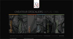 Desktop Screenshot of agm-escaliers.com